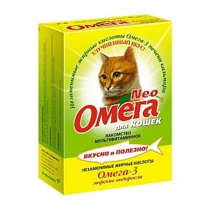 купить Омега Neo  для кошек с морскими водорослями 90 таблеток 